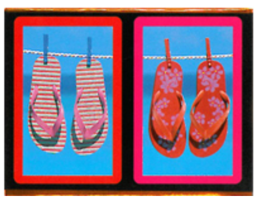 Congress Playing Cards: Flip Flop, 2-Deck Bridge Set, Jumbo Index main image